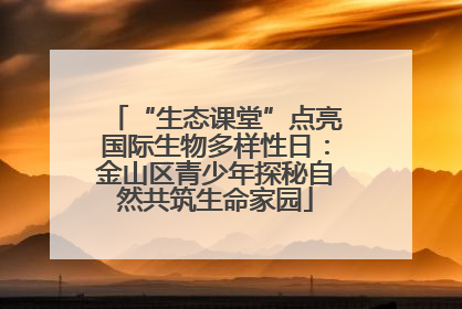 “生态课堂”点亮国际生物多样性日：金山区青少年探秘自然共筑生命家园