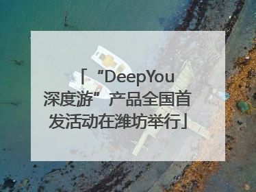 “DeepYou深度游”产品全国首发活动在潍坊举行