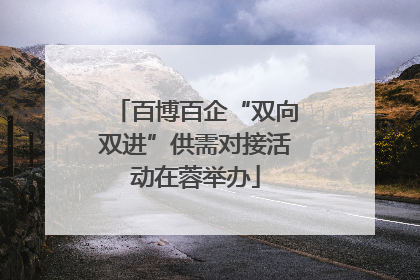 百博百企“双向双进”供需对接活动在蓉举办