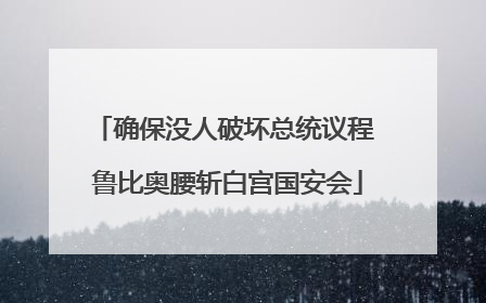 确保没人破坏总统议程 鲁比奥腰斩白宫国安会