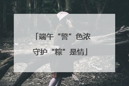 端午“警”色浓 守护“粽”是情