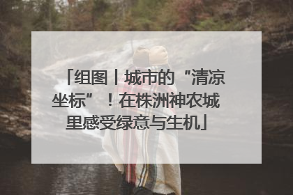 组图丨城市的“清凉坐标”！在株洲神农城里感受绿意与生机