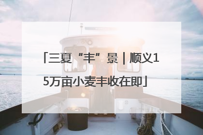 三夏“丰”景｜顺义15万亩小麦丰收在即