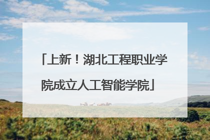 上新！湖北工程职业学院成立人工智能学院