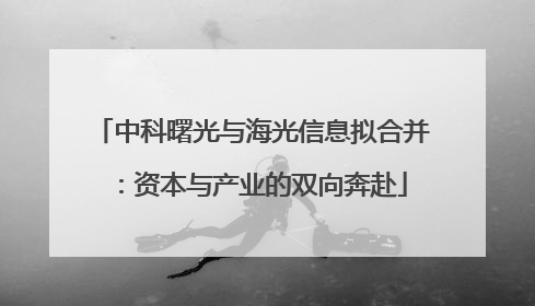 中科曙光与海光信息拟合并：资本与产业的双向奔赴