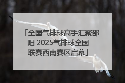 全国气排球高手汇聚邵阳 2025气排球全国联赛西南赛区启幕