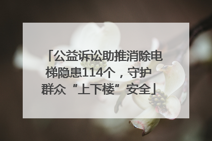 公益诉讼助推消除电梯隐患114个，守护群众“上下楼”安全