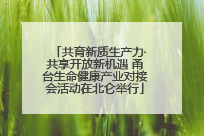共育新质生产力·共享开放新机遇 甬台生命健康产业对接会活动在北仑举行