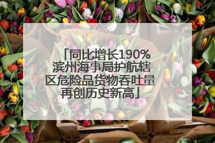 同比增长190% 滨州海事局护航辖区危险品货物吞吐量再创历史新高