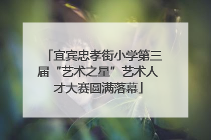 宜宾忠孝街小学第三届“艺术之星”艺术人才大赛圆满落幕