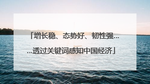 增长稳、态势好、韧性强……透过关键词感知中国经济