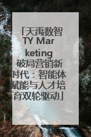 天禹数智 TY Marketing 破局营销新时代：智能体赋能与人才培育双轮驱动