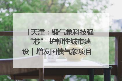 天津：锻气象科技强“芯” 护韧性城市建设｜增发国债气象项目落地见效系列报道