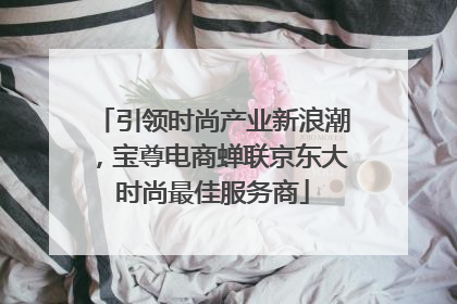 引领时尚产业新浪潮，宝尊电商蝉联京东大时尚最佳服务商