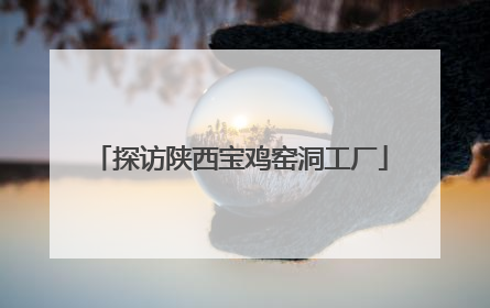 探访陕西宝鸡窑洞工厂