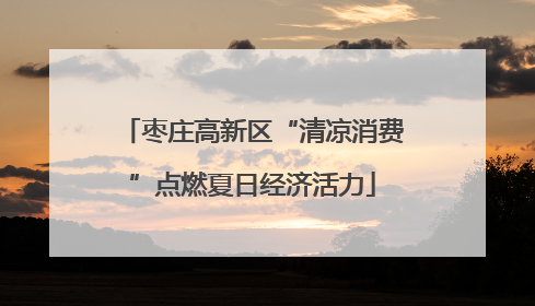 枣庄高新区“清凉消费”点燃夏日经济活力