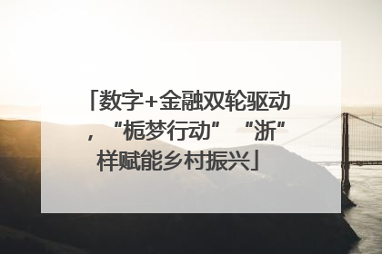 数字+金融双轮驱动，“栀梦行动”“浙”样赋能乡村振兴