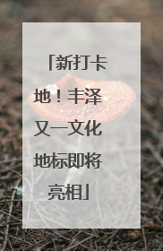新打卡地！丰泽又一文化地标即将亮相