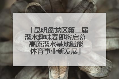 昆明盘龙区第二届潜水趣味赛即将启幕 高原潜水基地赋能体育事业新发展