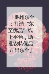 池州东至：打造“东至优品”线上平台，助推农特优品走出东至