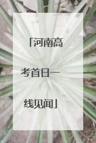 河南高考首日一线见闻