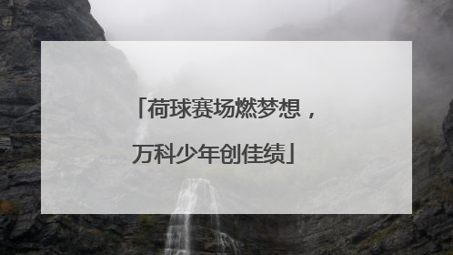 荷球赛场燃梦想，万科少年创佳绩