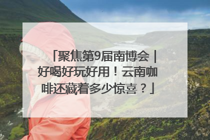 聚焦第9届南博会｜好喝好玩好用！云南咖啡还藏着多少惊喜？
