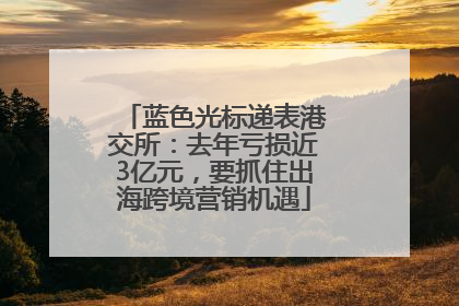 蓝色光标递表港交所：去年亏损近3亿元，要抓住出海跨境营销机遇
