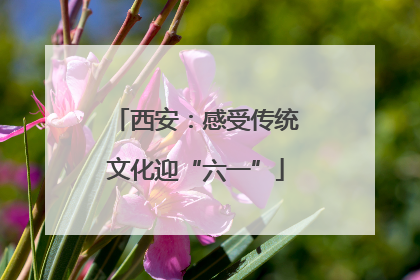 西安：感受传统文化迎“六一”