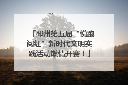 邳州第五届“悦跑阅红”新时代文明实践活动燃情开赛！
