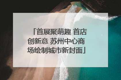 首展聚萌趣 首店创新意 苏州中心商场绘制城市新封面
