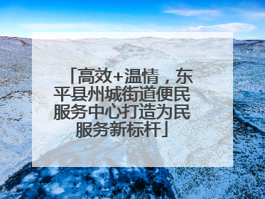 高效+温情，东平县州城街道便民服务中心打造为民服务新标杆